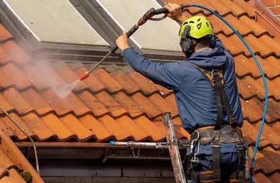 Démoussage et hydrofuge de toiture à Terroles